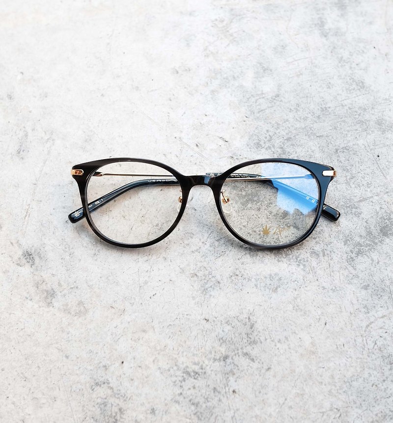 【目目商行】韩国新款 复古框 板材眼镜 镜框 透灰纹 - 眼镜/眼镜框 - 其他材质 灰色