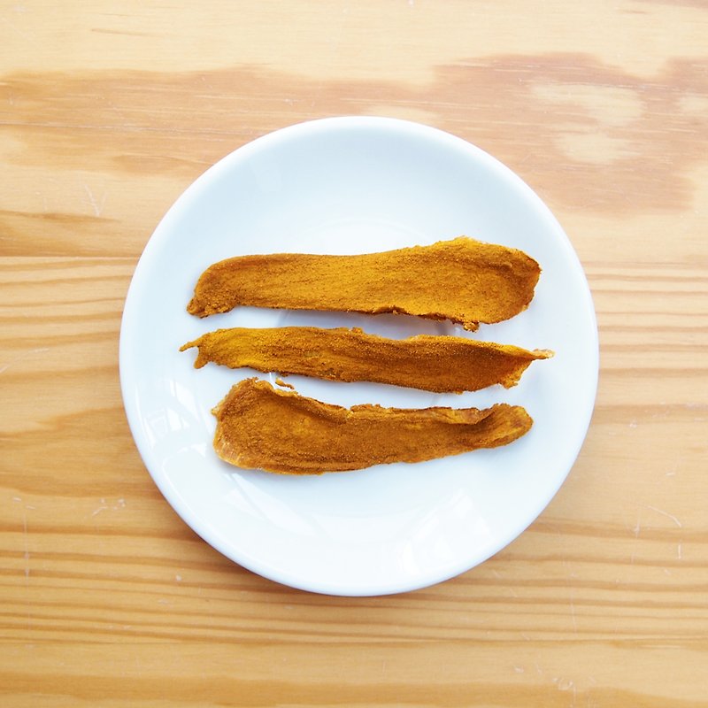 【犬猫零食】有机姜黄鸡肉片80g - 零食/点心 - 新鲜食材 橘色