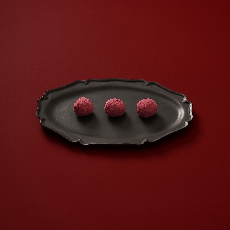 无麸质粉红红莓雪球曲奇包 - 蛋糕/甜点 - 纸 