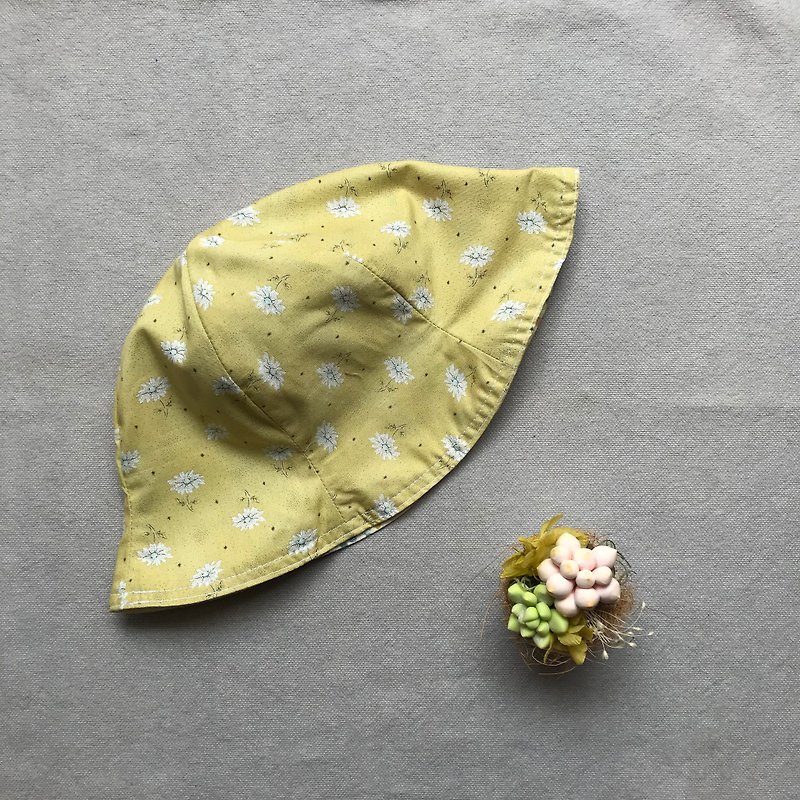 岛森家 / 童帽 / 双面帽 / 喜鹊 - 婴儿帽/发带 - 棉．麻 绿色