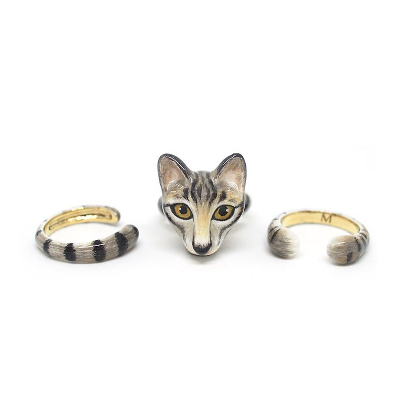Cat Ring Set Collection - 戒指 - 其他金属 多色