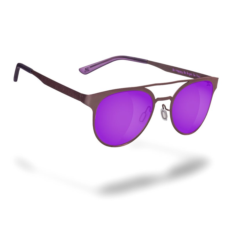 2NU - GAIA 太阳眼镜 - Peach Purple - 眼镜/眼镜框 - 其他金属 紫色