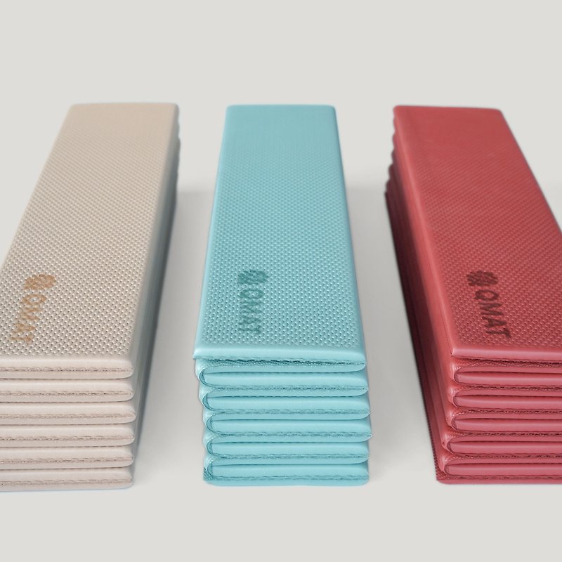 【QMAT】10MM折叠瑜珈垫-单色 台湾制 - 瑜珈垫 - 环保材料 多色