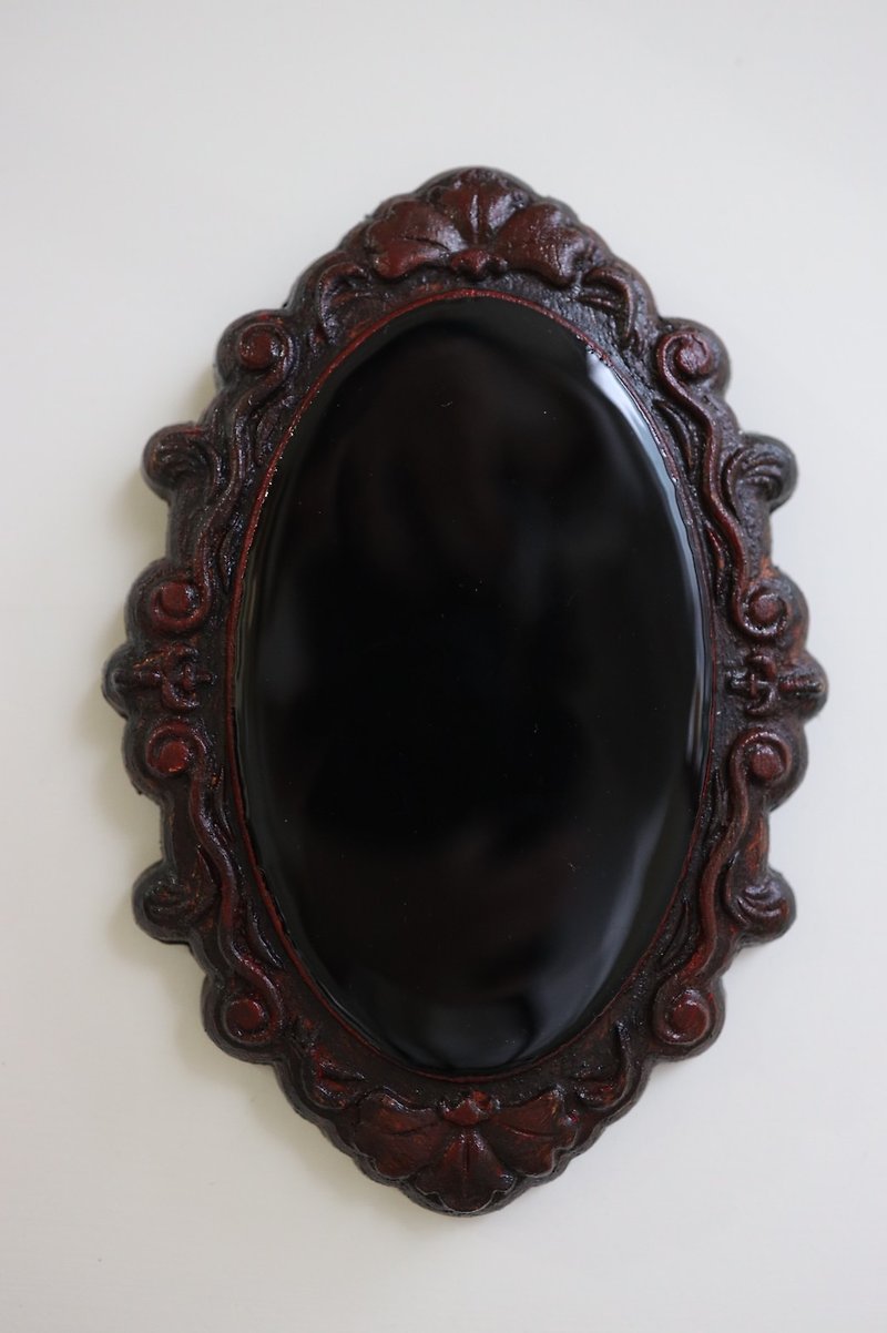 【定制化商品】_女巫黑镜冥想镜子 (可挂墙) - 摆饰 - 木头 黑色
