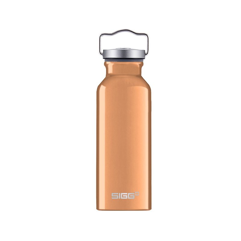 瑞士百年SIGG经典冷水瓶/不锈钢冷水瓶/轻量水瓶 500ml - 古铜 - 水壶/水瓶 - 不锈钢 橘色