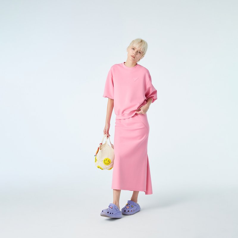 10 MOOn 云朵棉美人鱼裙 - 洋装/连衣裙 - 其他材质 粉红色
