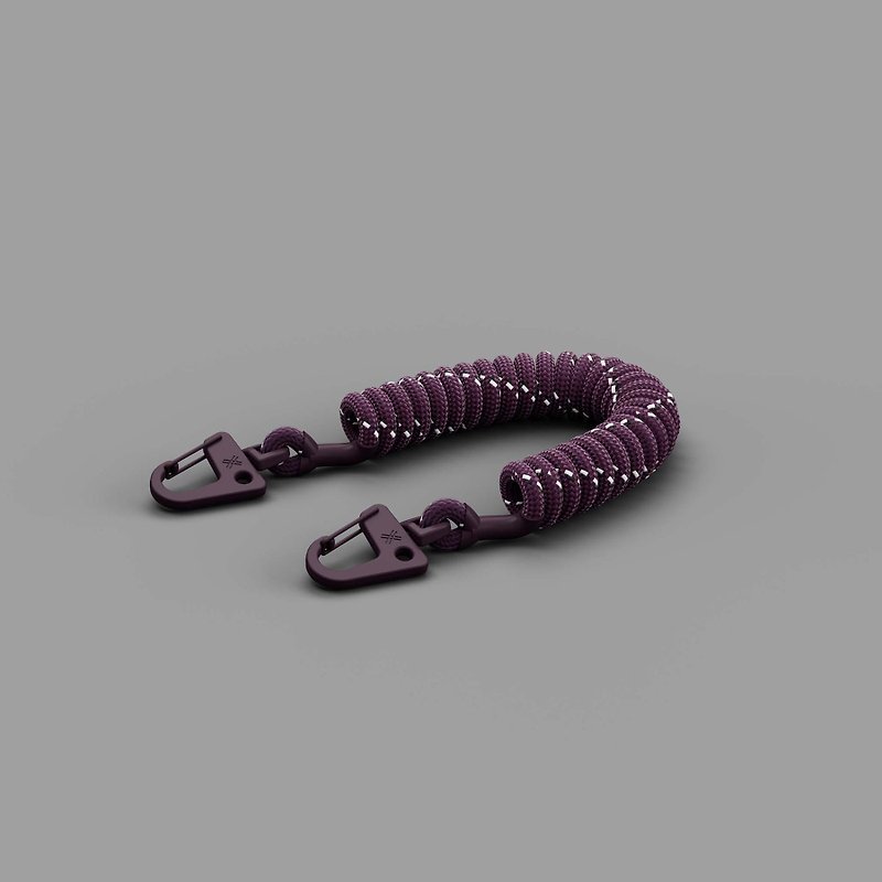 XOUXOU / 卷线挂绳-勃根地紫Burgundy - 手机配件 - 聚酯纤维 紫色