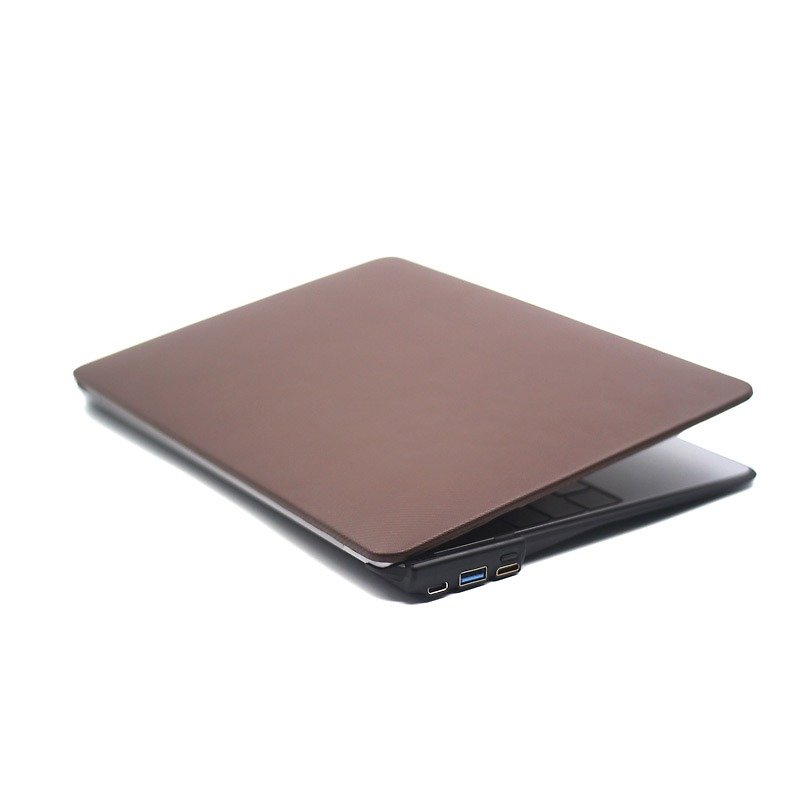 BOOST│MacBook 12" 终极HUB扩充笔电壳-摩卡棕 - 平板/电脑保护壳 - 塑料 咖啡色
