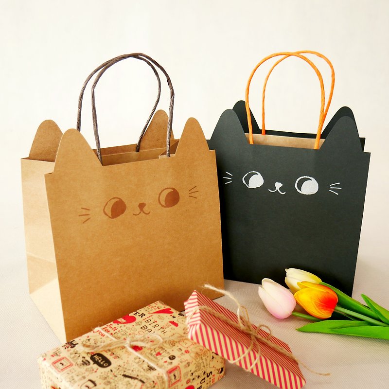 O-CAT－猫耳纸袋-中 - 纸盒/包装盒 - 纸 