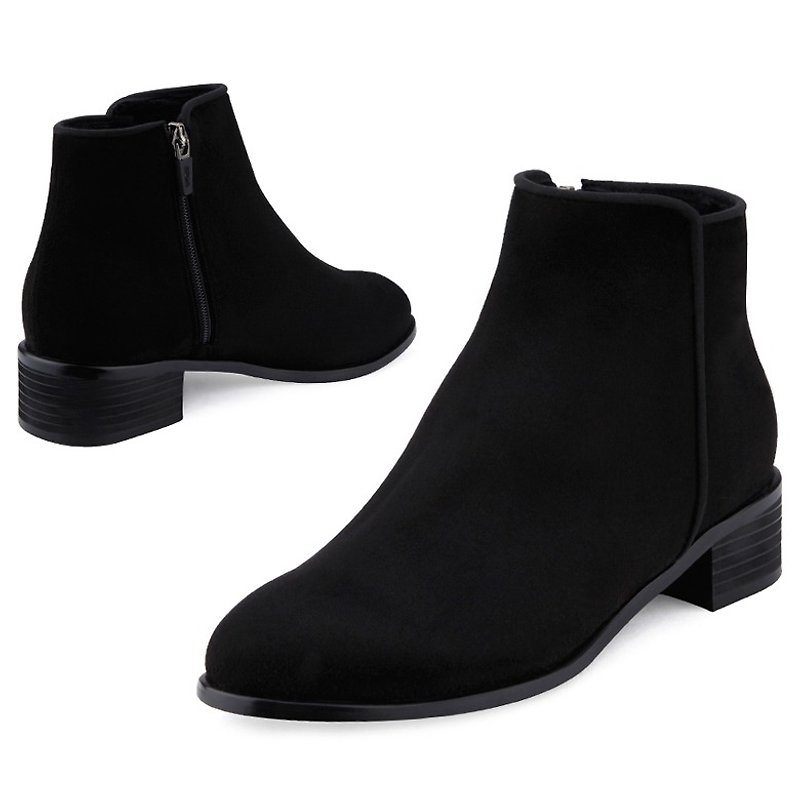 [预订]  秋冬 SPUR 保暖毛毛靴 JF9080 BLACK - 高跟鞋 - 其他材质 黑色