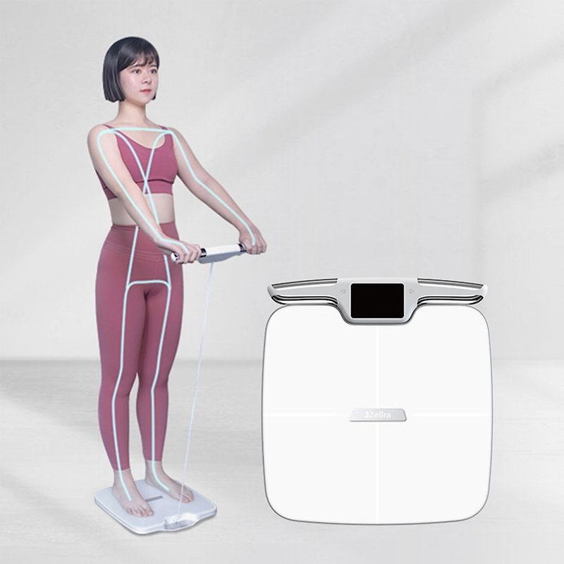 【健身运动专用_51项数据掌握】3Body Pro 八电极体脂计 - 专业款 - 其他小家电 - 玻璃 