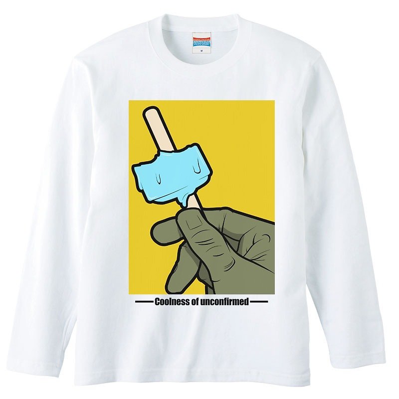 ロングスリーブTシャツ / alien IceCandy - 男装上衣/T 恤 - 棉．麻 白色