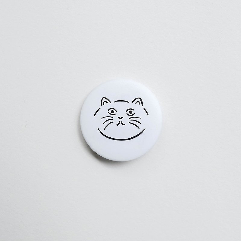 WHOSMiNG - PIN别针 CAT - 胸针 - 塑料 白色
