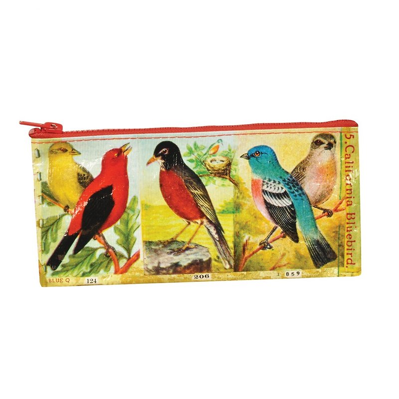 Blue Q 笔袋 - Birds 鸟 - 铅笔盒/笔袋 - 聚酯纤维 透明