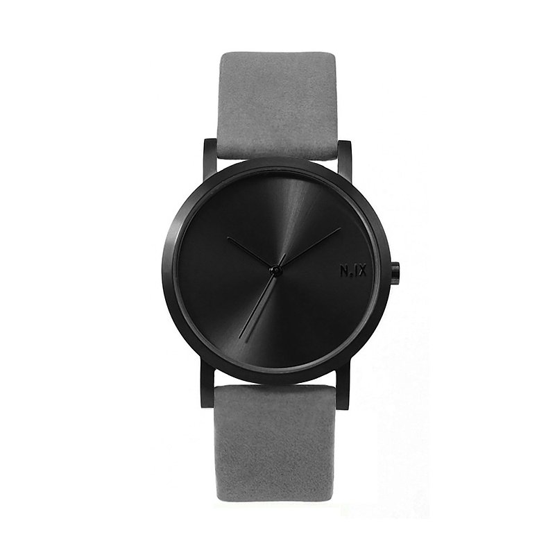 Minimal Watches : Metal Project Vol.02 - Titanium (Gray-Deer) - 男表/中性表 - 真皮 灰色