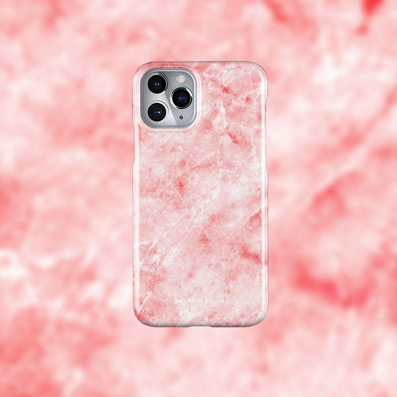 Polar Polar 红色云石纹 iPhone/三星/华为 单层轻巧手机壳 - 手机壳/手机套 - 塑料 