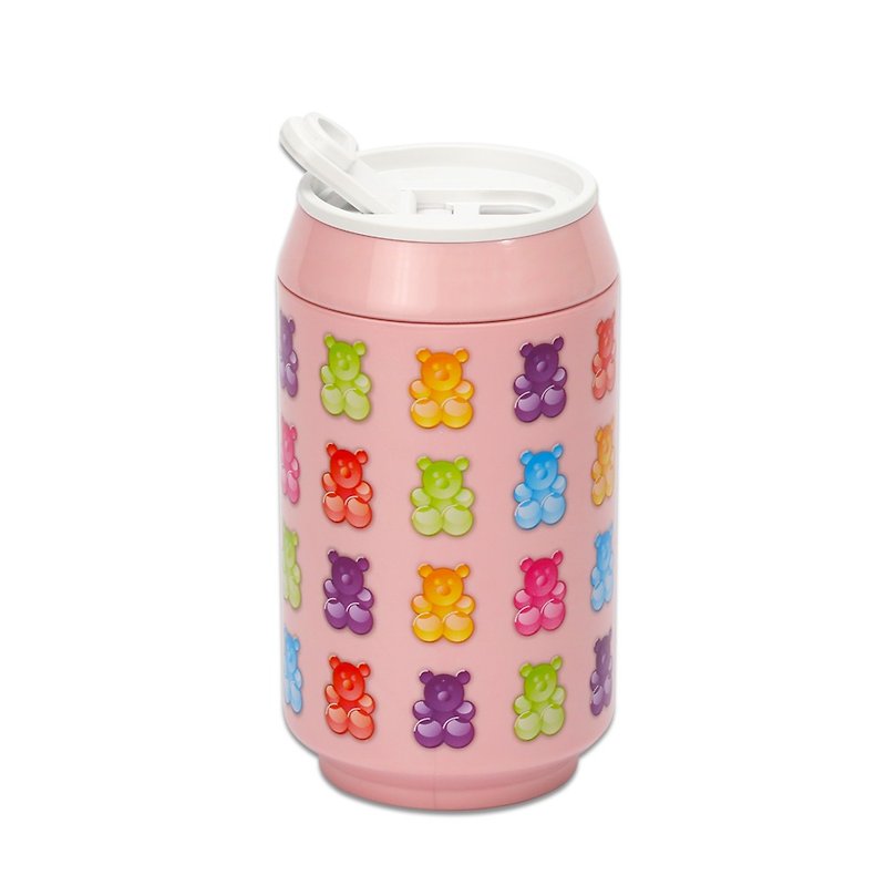 PLAStudio-玉米环保杯-软糖熊-280ml-粉红 - 杯子 - 环保材料 粉红色