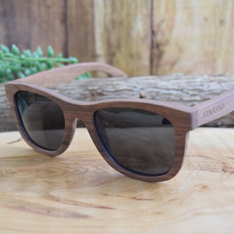 EINBAND Wood Sunglasses / Walnut - 墨镜 - 木头 咖啡色