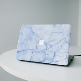 香港品牌 Sell Good 原创大理石纹理 MacBook 保护壳 - 冰雪蓝