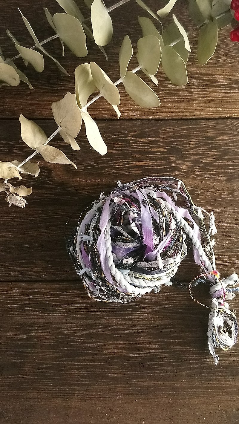日本混合纱线 - 编织/刺绣/羊毛毡/裁缝 - 聚酯纤维 灰色
