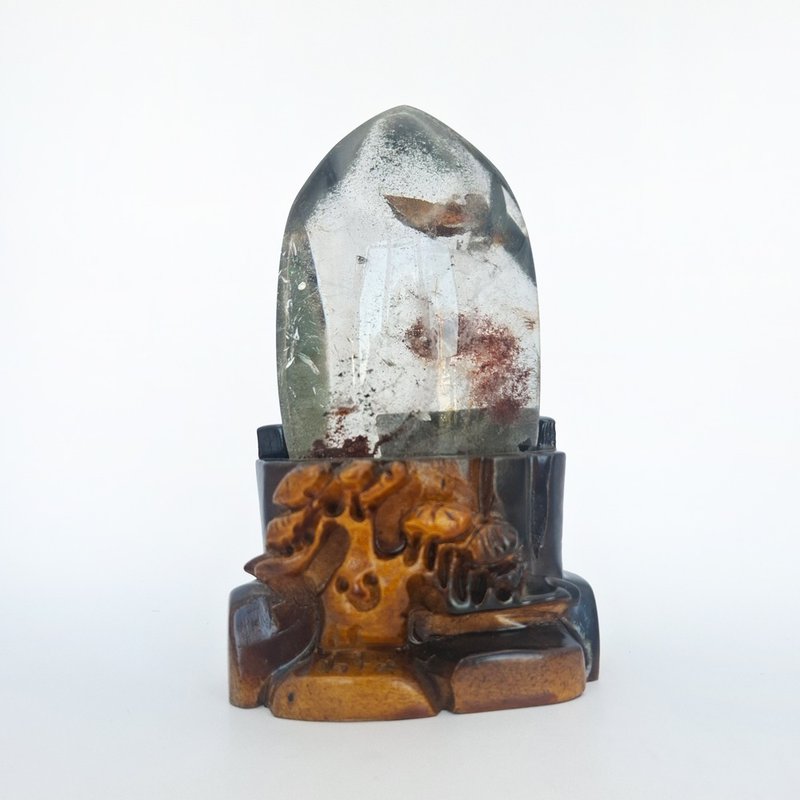 天然水晶 四季幽灵水晶 红幽灵 绿幽灵 摆件 装饰品 WB027 - 摆饰 - 水晶 多色