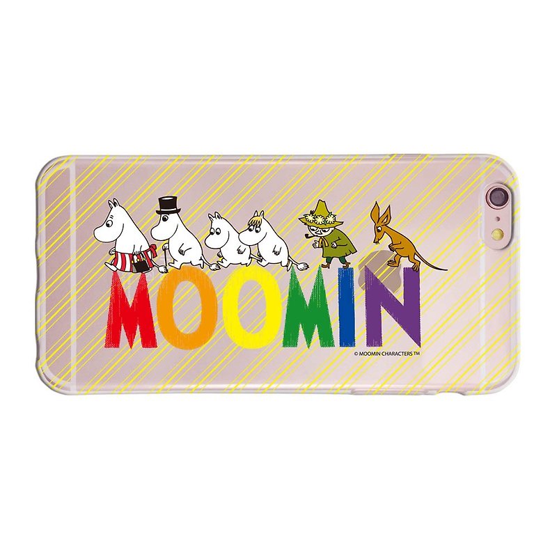 Moomin授权-空压壳手机壳【Happy family】 - 手机壳/手机套 - 硅胶 多色