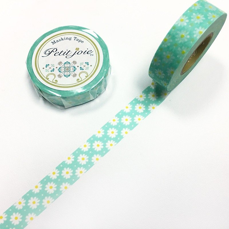 NICHIBAN Petit Joie Masking Tape 和纸胶带【玛格丽特 (PJMT-15S044)】 - 纸胶带 - 纸 绿色