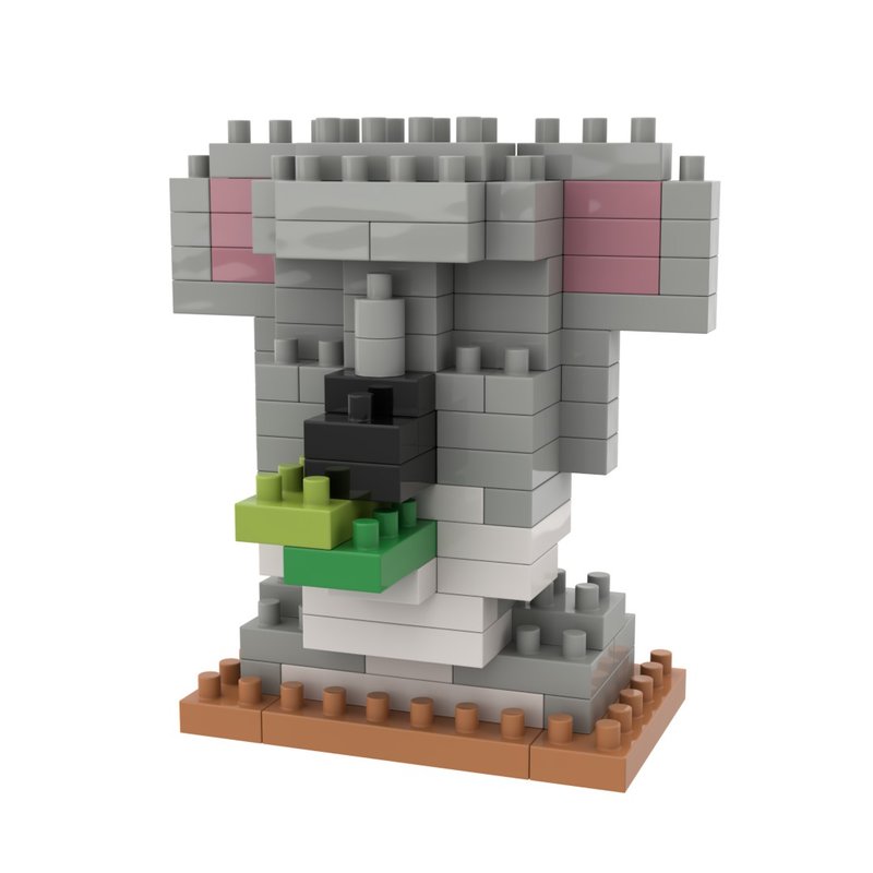 Archbrick 复活节岛摩艾石像 - 树熊无尾熊 微积木 Nanoblock - 玩偶/公仔 - 塑料 多色