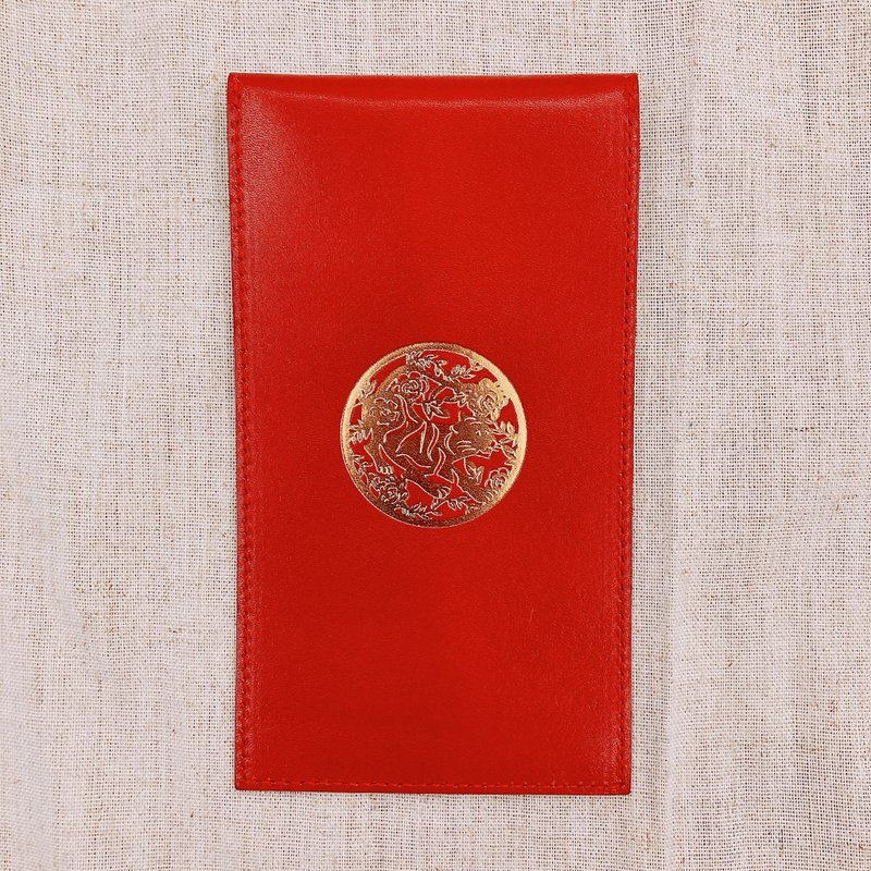 【La Fede】虎虎生风 开运真皮红包袋(限量发售) - 红包/春联 - 真皮 红色