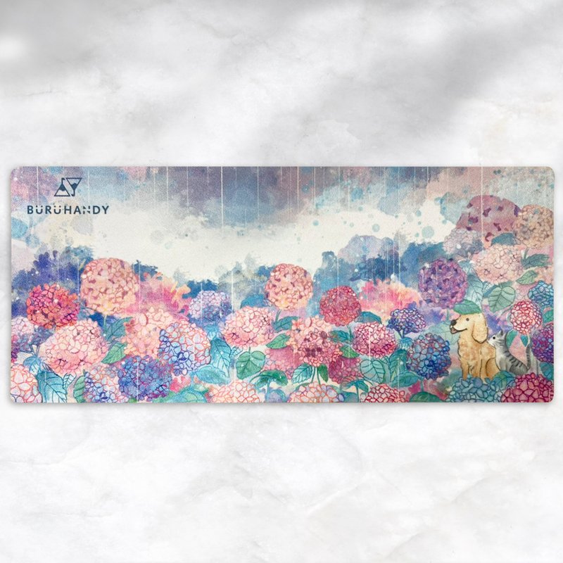 布噜得-绣球花款笔电防尘擦拭布(29.7x13cm)/键盘布/防尘布 - 数码小物 - 聚酯纤维 