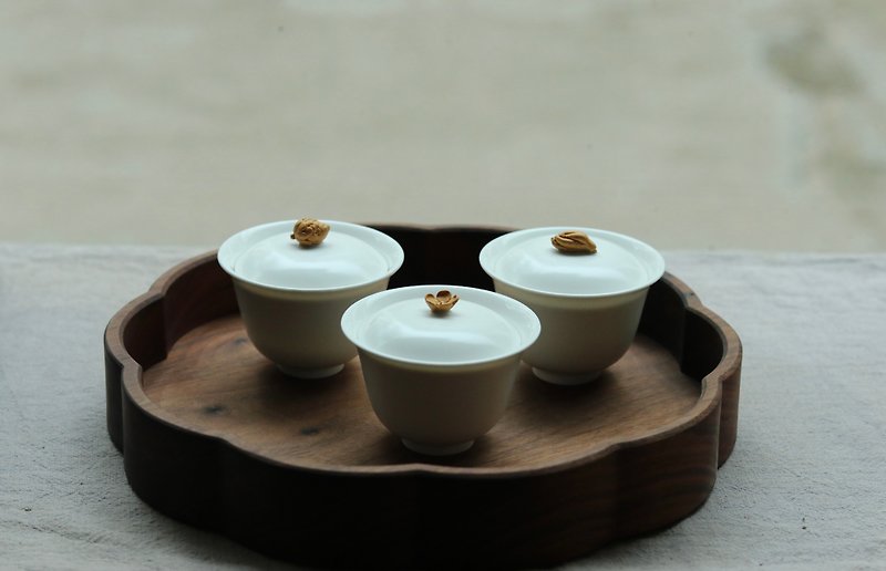 三清盖碗  90cc - 茶具/茶杯 - 瓷 