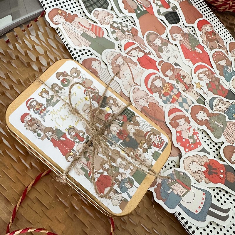 Christmas Girls Sticker Box - 贴纸 - 纸 
