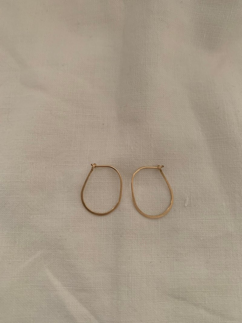 フープピアス - 耳环/耳夹 - 贵金属 金色