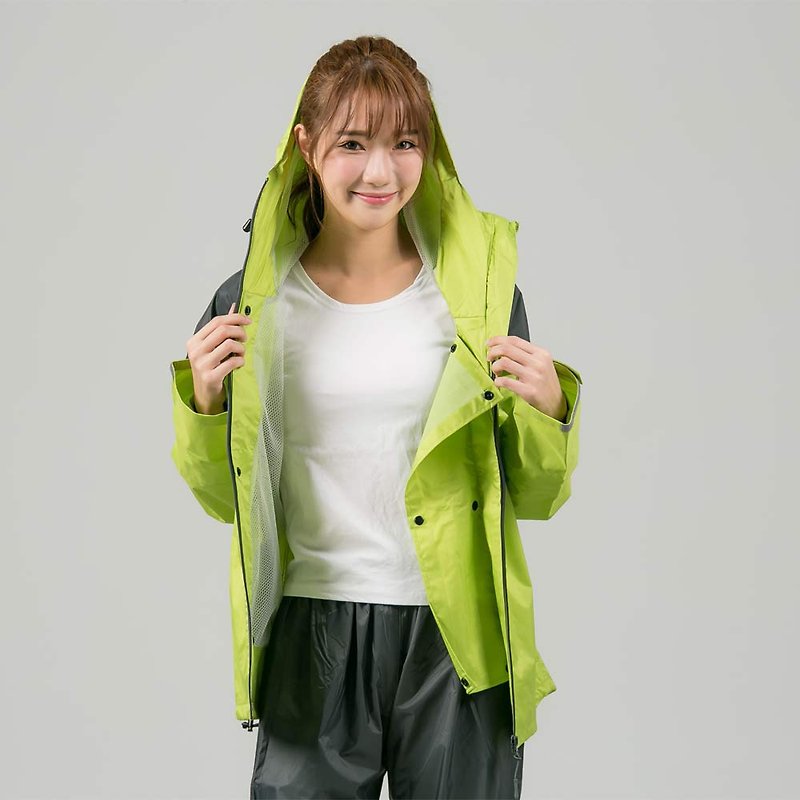 犀力两件式风雨衣-绿 - 雨伞/雨衣 - 防水材质 绿色