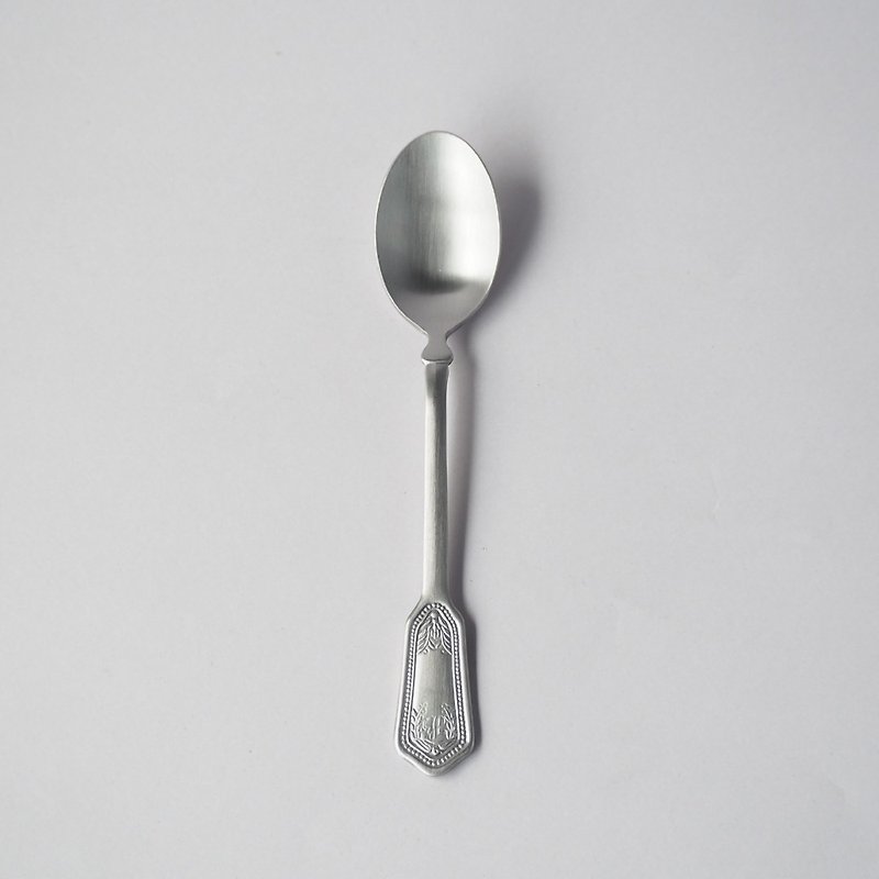 日本高桑金属  日制古典宫廷风不锈钢餐匙-2入 - 餐刀/叉/匙组合 - 不锈钢 银色