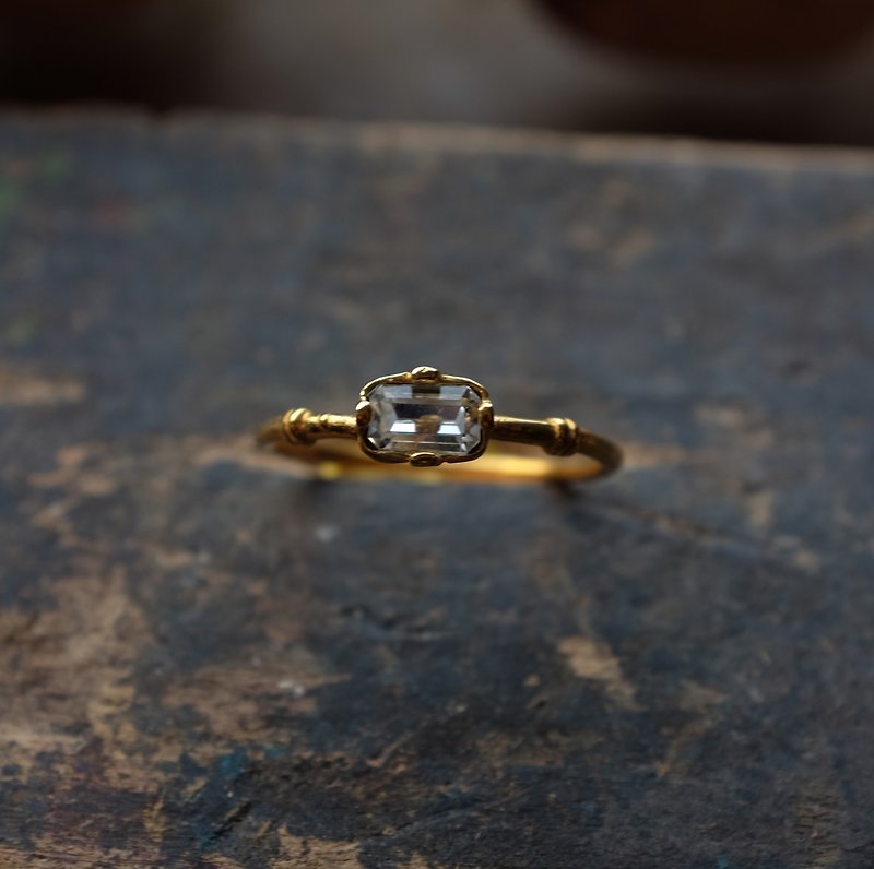 巴黎1970年代古董镀金戒指 - 戒指 - 其他金属 金色