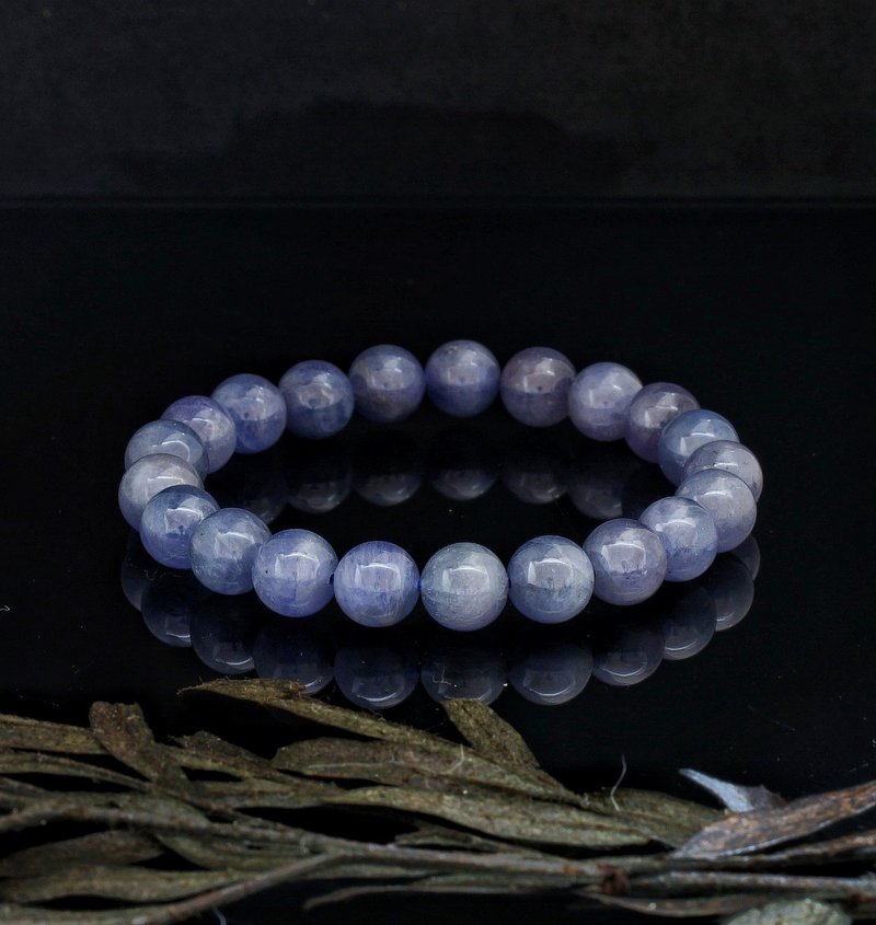 坦桑石 9.2mm水晶手链 ( Tanzanite  9.2mm Crystal Bracelet ) - 手链/手环 - 水晶 