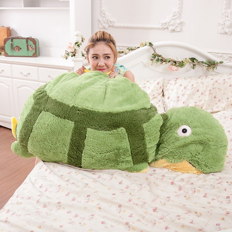 CANDY BEAR♥乌龟造型大靠垫 - 枕头/抱枕 - 聚酯纤维 绿色