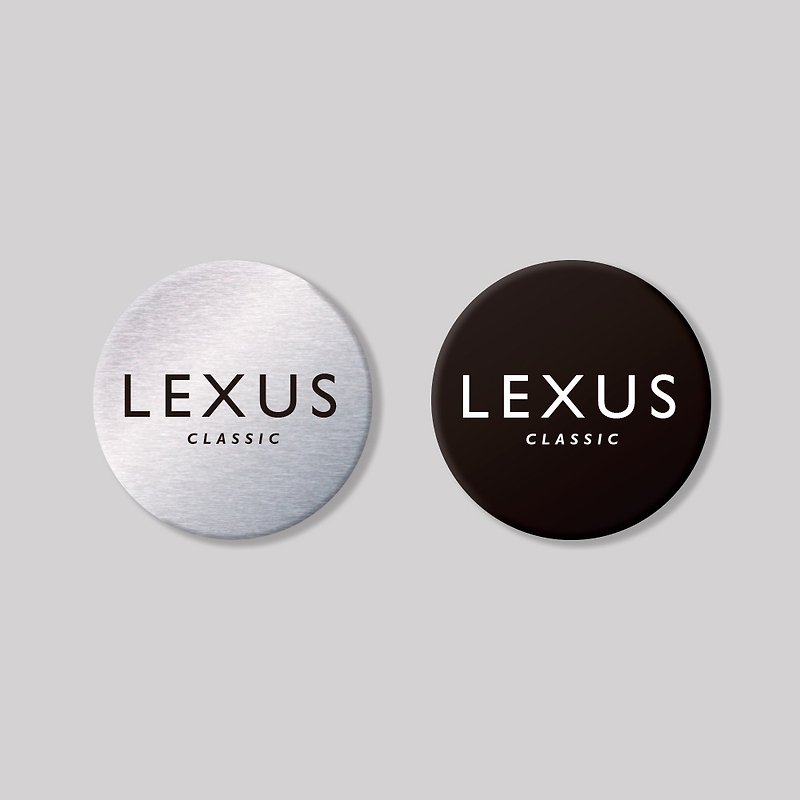 LEXUS/CLASIC/圆形/铝牌饰贴 SunBrother孙氏兄弟 - 贴纸 - 铝合金 