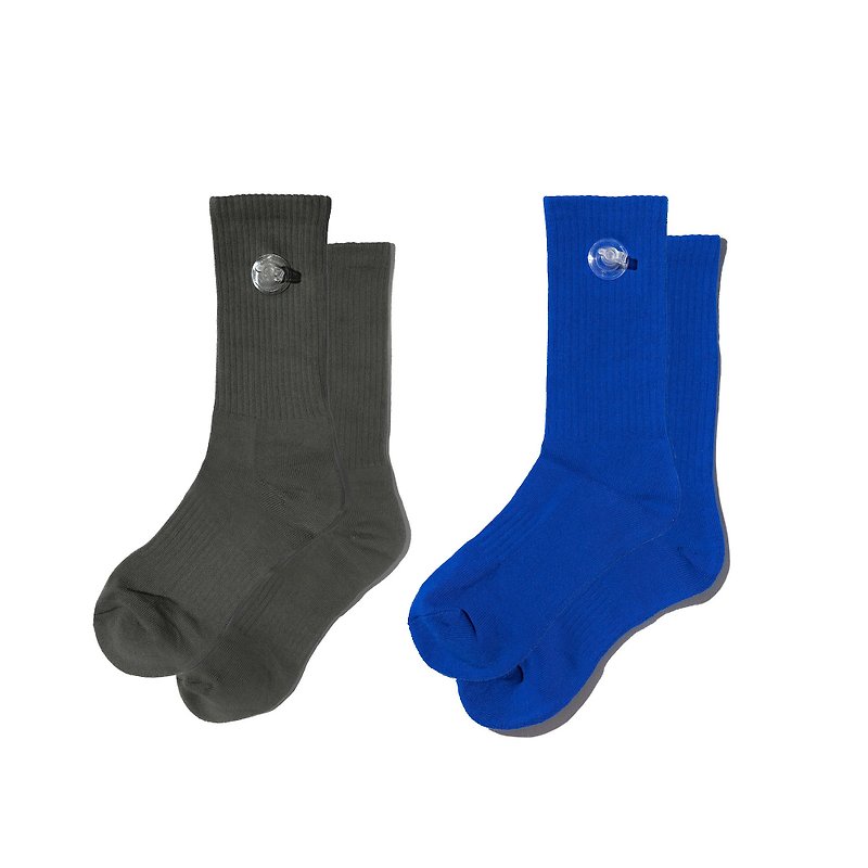 Inflatable Socks 2 Pack in Army Green + Royal Blue - 袜子 - 棉．麻 