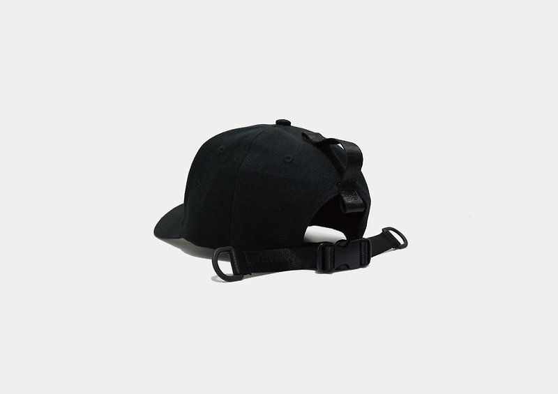 KAKY CAP 02-机能老帽棒球帽 - 帽子 - 聚酯纤维 黑色