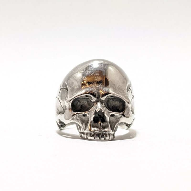 指輪 Pinky SKULL RING by GRYPHON - 戒指 - 银 银色