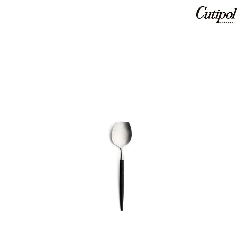 葡萄牙Cutipol GOA系列黑银13cm糖匙 - 餐刀/叉/匙组合 - 不锈钢 黑色