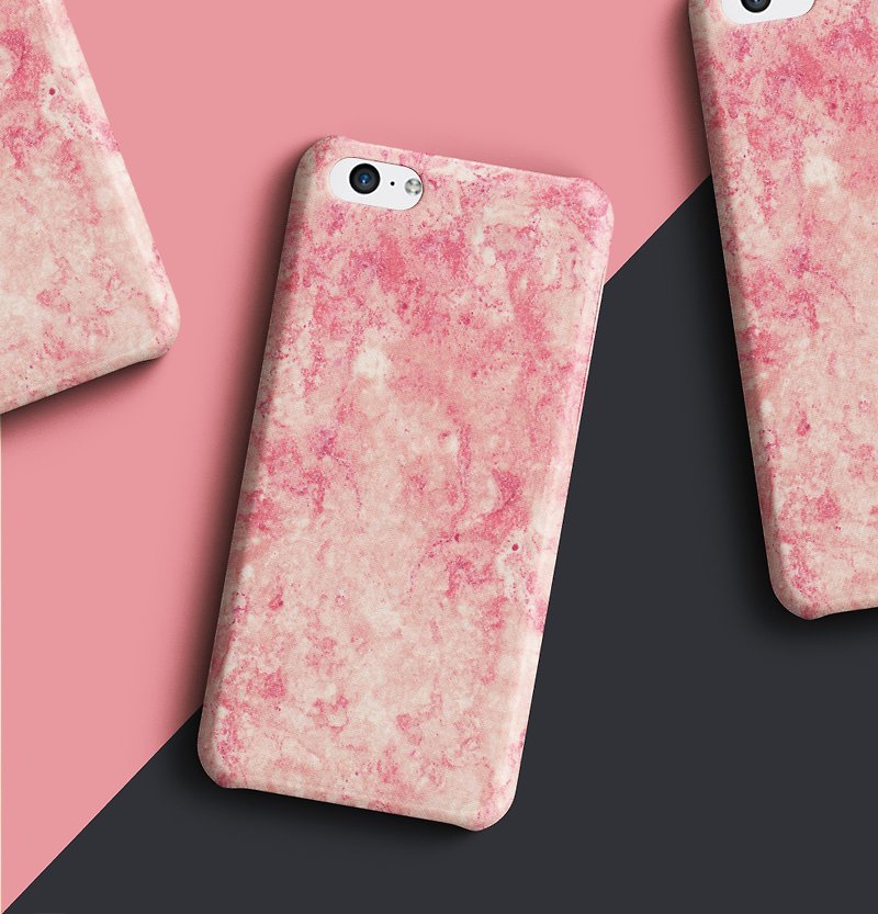 Pink stone -Fabric phone case - 手机壳/手机套 - 棉．麻 粉红色