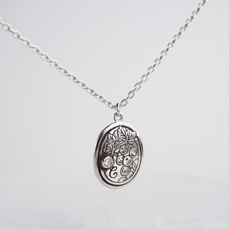 [C] Initial pendant  [P041SV] - 项链 - 其他金属 