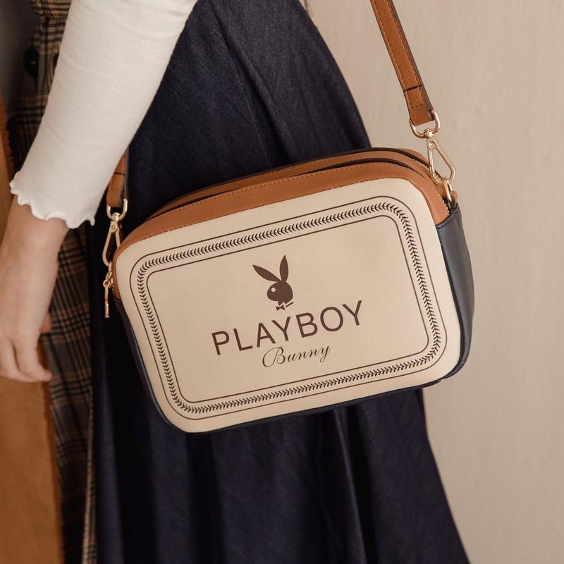 PLAYBOY  双层相机包  Viva系列  米白色 - 相机包/相机袋 - 其他材质 