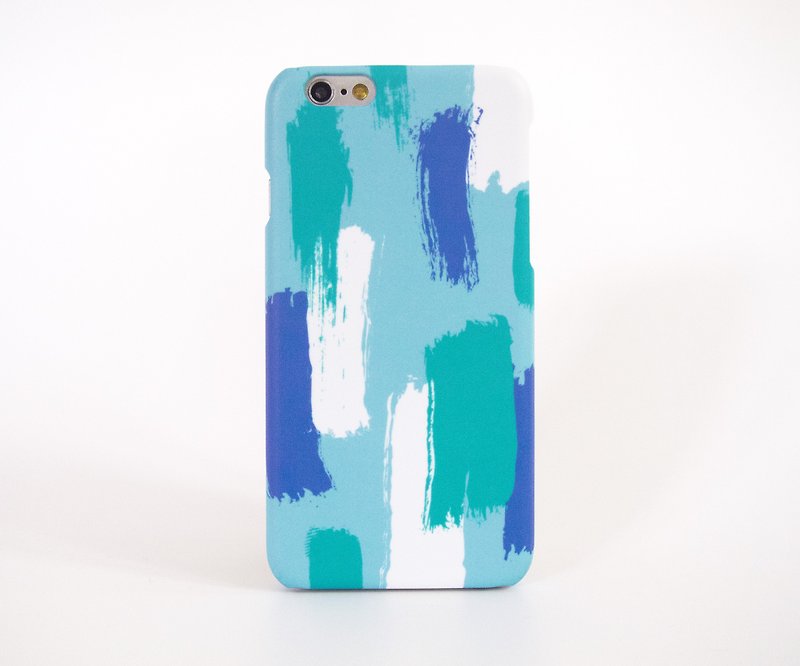 Brush Strokes iPhone case (Blue) - 手机壳/手机套 - 塑料 蓝色