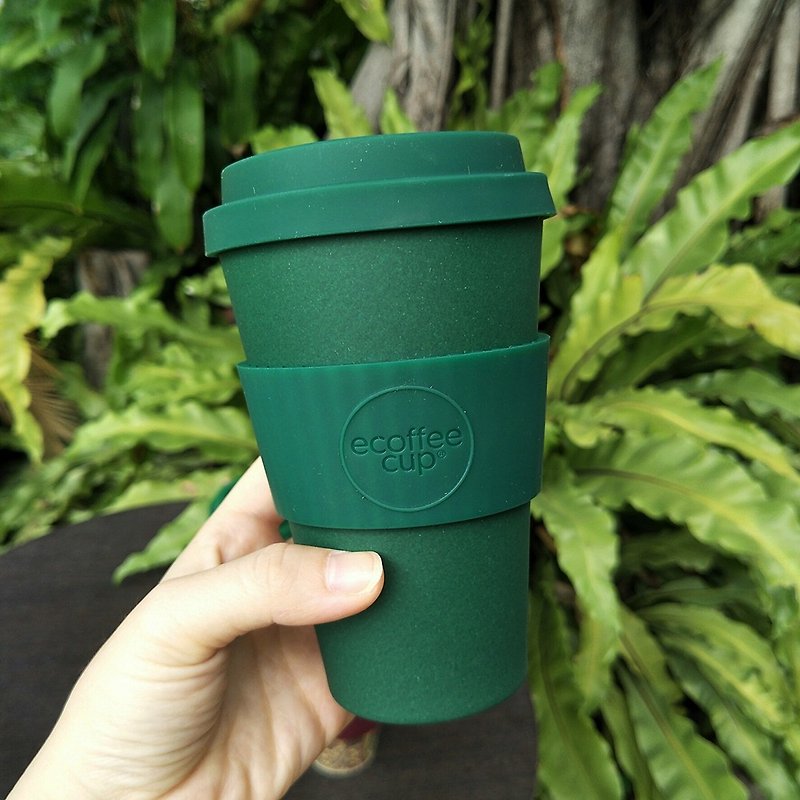 Ecoffee Cup | 14oz环保随行杯(森林绿) - 咖啡杯/马克杯 - 其他材质 绿色