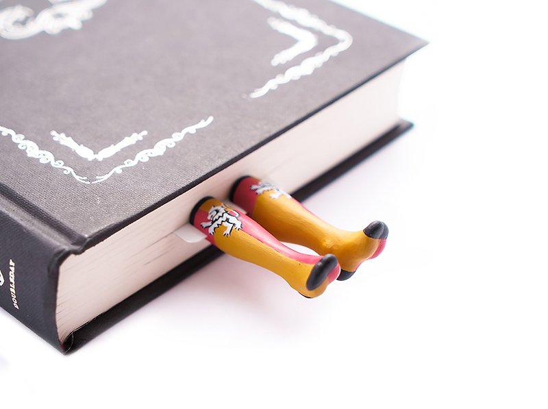 Bookffyndor socks bookmark - 书签 - 塑料 橘色