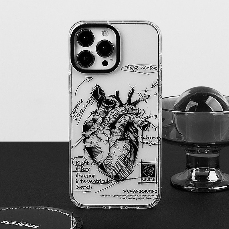 心脏示例图 iPhone 手机壳 - 手机壳/手机套 - 其他材质 